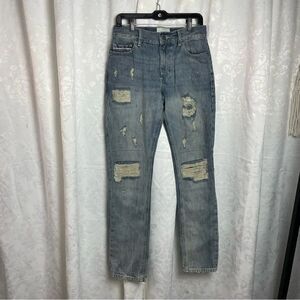 SUN +stone Men's‎ Distressed Blue Jeans